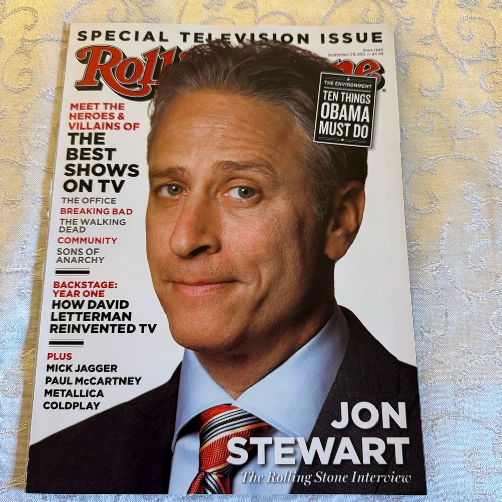 Rolling Stone Magazine Issue 1140 September 29, 2011 Jon Stewart